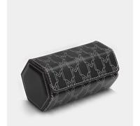 MODALO Sirius Uhrenrolle für 2 Uhren - Luxuriöse Uhrenbox aus Mikroleder, Kompaktes Reiseetui für Herren & Damen, Ideal für Reise & Aufbewahrung (Schwarz)