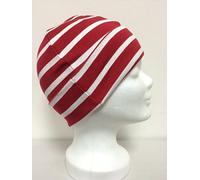 modAS Bretonische Rollmütze gestreift Verschiedene Größen und Farben (02 rot/Weiss, 2 = bis 55cm Kopfumfang)