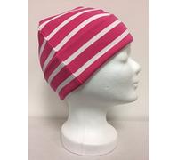 modAS Bretonische Rollmütze gestreift Verschiedene Größen und Farben (26 Magnolia/Weiss, 1 = bis 52cm Kopfumfang)