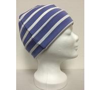 modAS Bretonische Rollmütze gestreift Verschiedene Größen und Farben (52 Flieder/Weiss, 2 = bis 55cm Kopfumfang)
