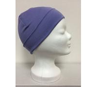 modAS Bretonische Rollmütze gestreift Verschiedene Größen und Farben (54 Uni Flieder, 0 = bis 46cm Kopfumfang)