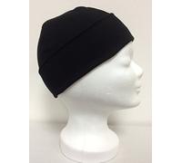 modAS Bretonische Rollmütze gestreift Verschiedene Größen und Farben (90 Uni schwarz, 2 = bis 55cm Kopfumfang)