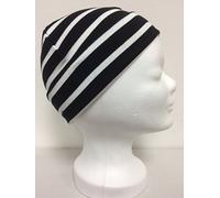 modAS Bretonische Rollmütze gestreift Verschiedene Größen und Farben (99 schwarz/Weiss, 2 = bis 55cm Kopfumfang)