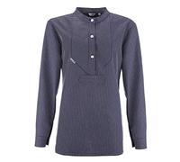 modAS Damen Fischerhemd Finkenwerder-Stil breit oder schmal gestreift Gr. 36 bis 52 (11 schmal gestreift, 46)