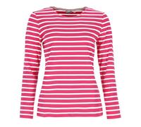 modAS Damen Shirt Streifenshirt 1/1-Arm - Ringelshirt Langarmshirt Damen Gestreift - Longsleeve Shirt mit Streifen aus Baumwolle