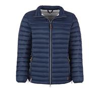 modAS Damen Steppjacke mit Stehkragen - Gesteppte Jacke in Daunenoptik inkl. Aufbewahrungsbeutel in Marine Größe 48/50