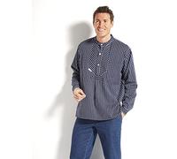 Modas Finkenwerder Fischerhemd BasicLine breit gestreift, Größe:XXL