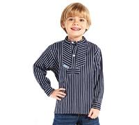 modAS Fischerhemd Basic breit gestreift Kinder, Kinder, 92