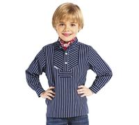 modAS Fischerhemd Original breit gestreift Kinder, Kinder, 134