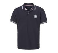 modAS Herren Poloshirt Kurzarm maritim - Polohemd T-Shirt mit Polokragen aus Baumwolle in Marine Blau Größe 3XL