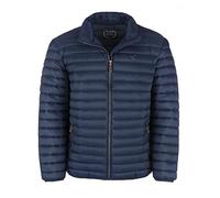 modAS Herren Steppjacke mit Stehkragen - Gesteppte Jacke in Daunenoptik inkl. Aufbewahrungsbeutel in Marine Größe L