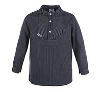 modAS | Kinder-Fischerhemd „BasicLine“ | schmaler Streifen | Größe 98/104