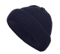 modAS Schippermütze 100% Schurwolle Nr. 1078-2 original Mütze (Marine blau)