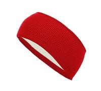 modAS Unisex Stirnband Winter Headband - Kopfband für Damen und Herren Ohrenwärmer aus Wolle in Rot