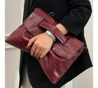 Mode 2025 Neue Damen Clutch Tasche, Schulter-Umhängetasche, Große Kapazität Damen Laptop Schultertasche