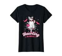 Mode Halloween Glamour Halloween Geist High Heels Grafik T-Shirt