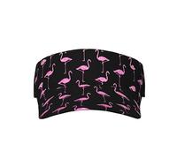Mode Sport Sonnenblende Verstellbare Sonnenkappe Hut UV-Schutz Sonnenblende für Damen und Herren, Rosa Flamingo, Einheitsgre