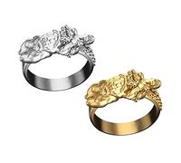 Modepaarringe, Liebesserie, männliche und weibliche Paarringe, Hochzeitsgeschenke Ringe Herren Edelstahl 63 (A, One Size)