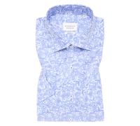 MODERN FIT Hemd in blau bedruckt 48