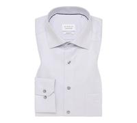 MODERN FIT Hemd in grau strukturiert 45