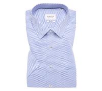 MODERN FIT Hemd in hellblau bedruckt 44