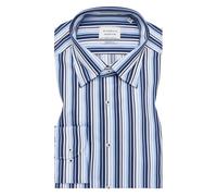 MODERN FIT Hemd in hellblau gestreift 42