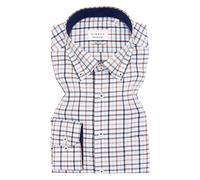 MODERN FIT Hemd in hellblau kariert 40