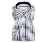 MODERN FIT Hemd in hellblau kariert 43