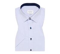 eterna Kurzarm Hemd Modern Fit Fantasiebindung Strukturiert- Gr. W 48, Hellblau