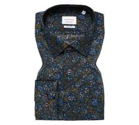 MODERN FIT Hemd in navy bedruckt 39