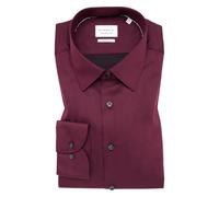 ETERNA - Hemd Satingewebe Langarm plum, 48/Langarm - 65cm