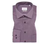 MODERN FIT Hemd in rot bedruckt 38