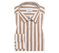 Langarmhemd ETERNA "MODERN FIT", Herren, Gr. 44, Normalgrößen, taupe, Satin, 100% Baumwolle, tailliert, Manschette, Hemden, NON IRON (bügelfrei) (76324165-44) taupe