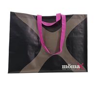 Modern Living Einkaufstasche Mömax 4 you in Schwarz/Weiß , in Schwarz/Weiß , Rosa, Schwarz, Hellgrau , Kunststoff , 53x40x22 cm , matt , faltbar , 003899000202