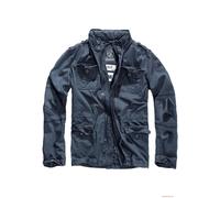 moderne Brandit Britannia Übergangsjacke mit Kapuzenfach Indigo S