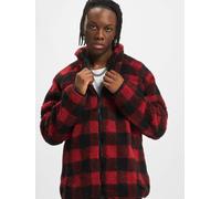 moderne Brandit Herren Jacke Reißverschluss Klettverschluss Rot/Schwarz XL