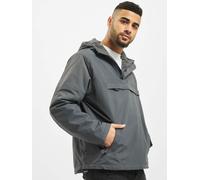 Brandit Windbreaker mit Kapuze und Fleecefutter Herren Anthrazit Größe 3XL