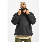 moderne Brandit Herren Jacke Reißverschluss Taschen Schwarz 4XL