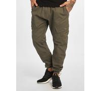 moderne Brandit Herren Jeans Stretch Kordelzug Reißverschluss mit Baumwolle Khaki L