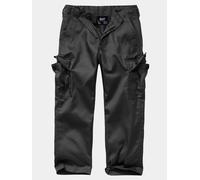 moderne Brandit Unisex Jeans Reißverschluss Taschen Schwarz 134/140