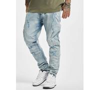 moderne Cayler & Sons Herren Jeans Stretch Reißverschluss Taschen mit Baumwolle Blau W32/L30