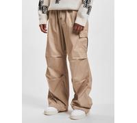 moderne DEF Herren Jeans Kordelzug Klettverschluss mit Baumwolle Beige L