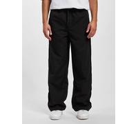 moderne DEF Herren Jeans Stretch Kordelzug Taschen mit Baumwolle Schwarz XL