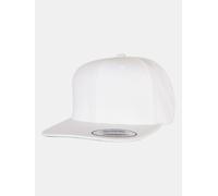 Flexfit Unisex 6089M-Classic Snapback Baseballkappe, White, one Size