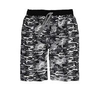 Moderne Herren Short in Navy Camouflage Optik in den Größen 3XL - 8XL Kollektion 2017 (3XL)