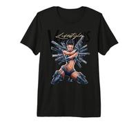 Moderne Hip Hop Y2K Vintage Graffiti Edgy Urban Streetwear Premium T-Shirt