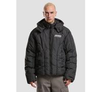 Winterjacke KARL KANI "Karl Kani KK Sport Patch Arctic Puffer Jacket", Herren, Gr. L, schwarz, 100% Polyester, unifarben, normal, ohne Ausschnitt, Jacken Winterjacke (48349338-L) schwarz