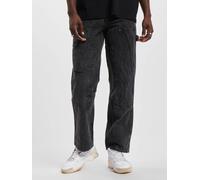 Bequeme Jeans KARL KANI "Karl Kani Herren", Herren, Gr. 32, Normalgrößen, bleached schwarz, 100% Baumwolle, unifarben, Jeans (79661941-32) bleached schwarz
