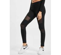 Urban Classics Damen Leggings TB4000 Tech Mesh Rib Schwarz Größe XS