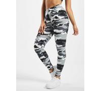 moderne Urban Classics Damen Hose Stretch Rippstrick 170 g/m² Camouflage S